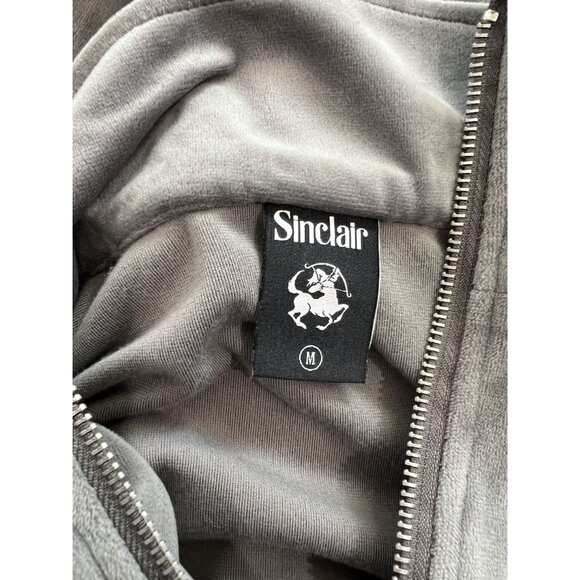 Sinclair Global Velour Jacket in Grey - Picture 4 of 4